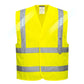Portwest LED Hoge zichtbaarheid Veiligheidsvest L470 Vega LED geel(YE)
