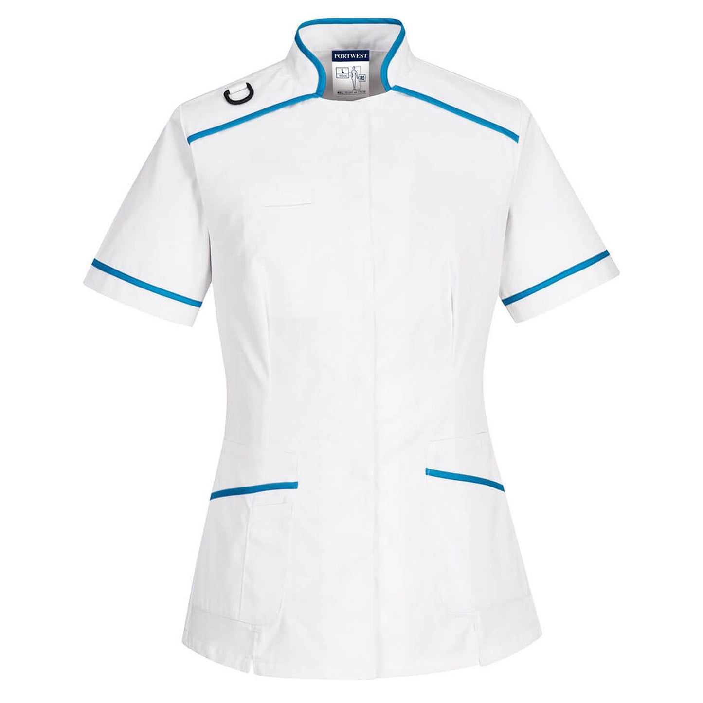 Portwest Tunieken LW21 wit-aqua(WA)