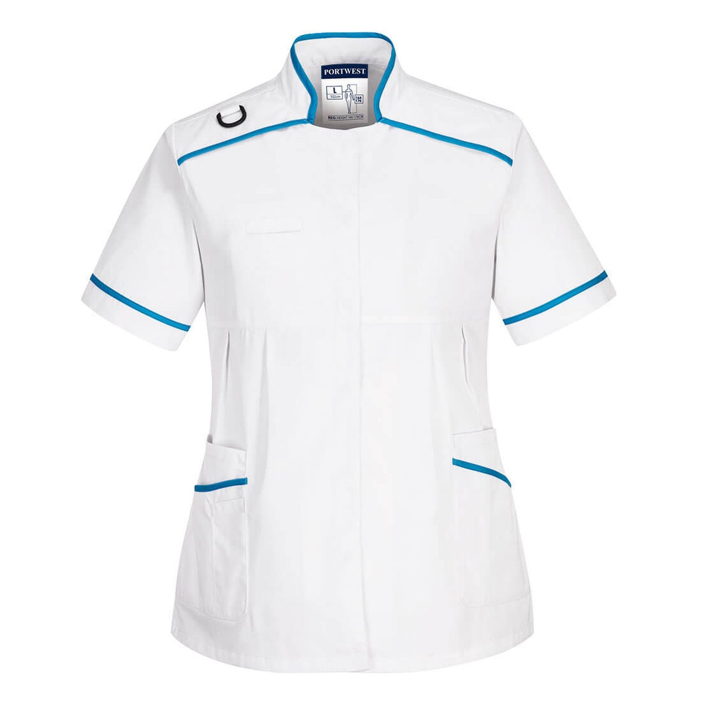 Portwest Tunieken LW22 wit-aqua(WA)