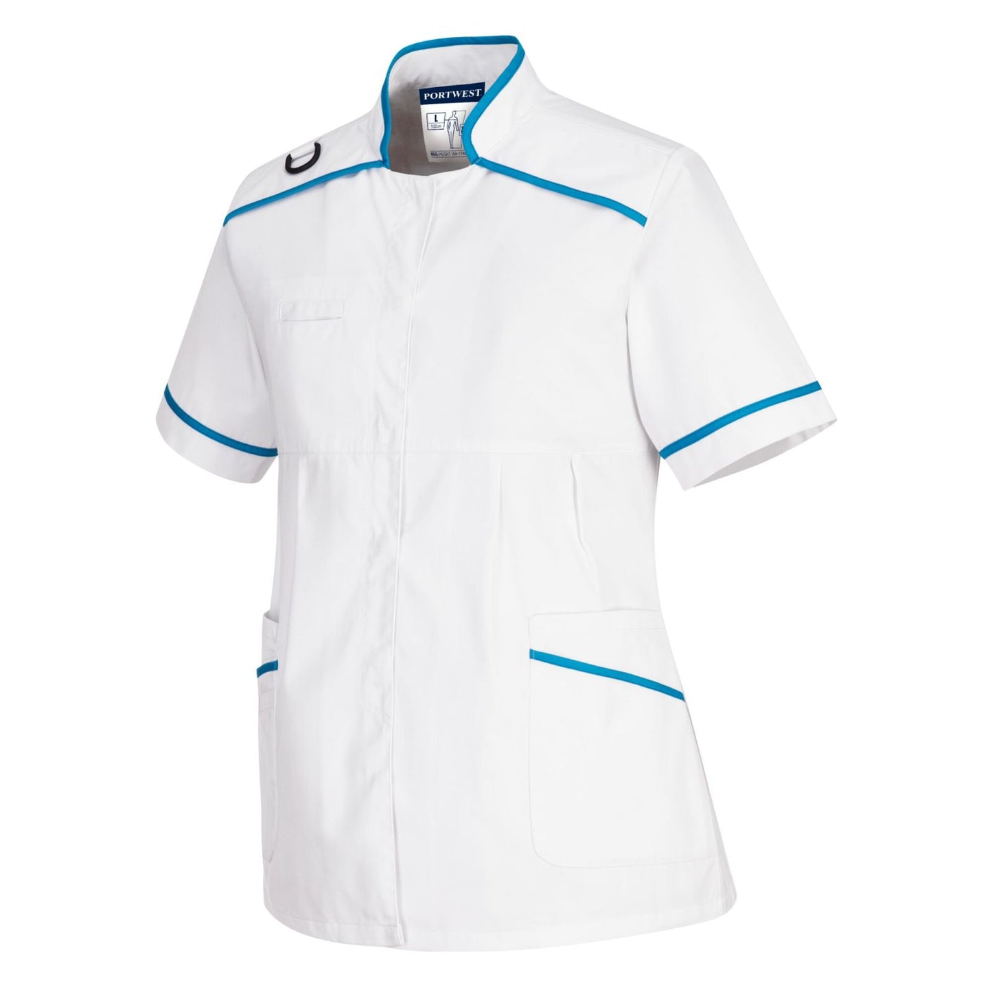 Portwest Tunieken LW22 wit-aqua(WA)