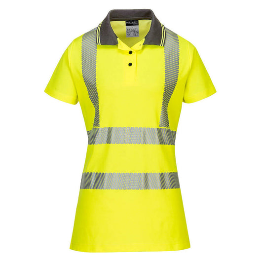 Portwest Poloshirts LW72 geel(YG)
