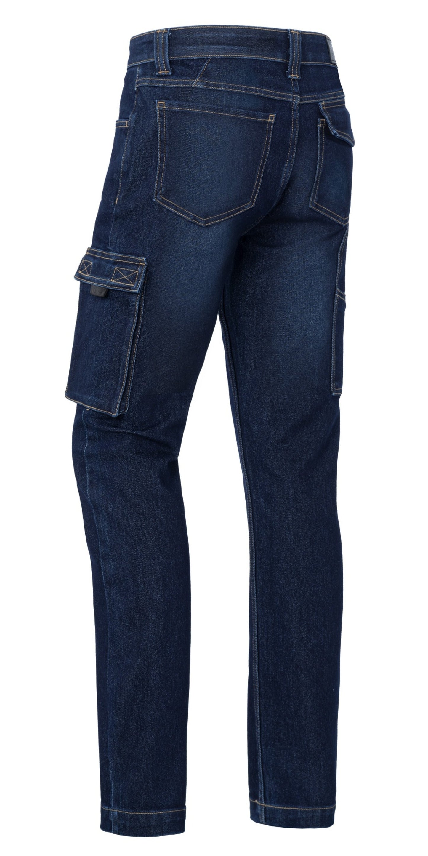 Brams Paris Never out of stock Jeans Werkbroeken Laura X34 OCS GRS dark blue str denim donkerblauw(001)