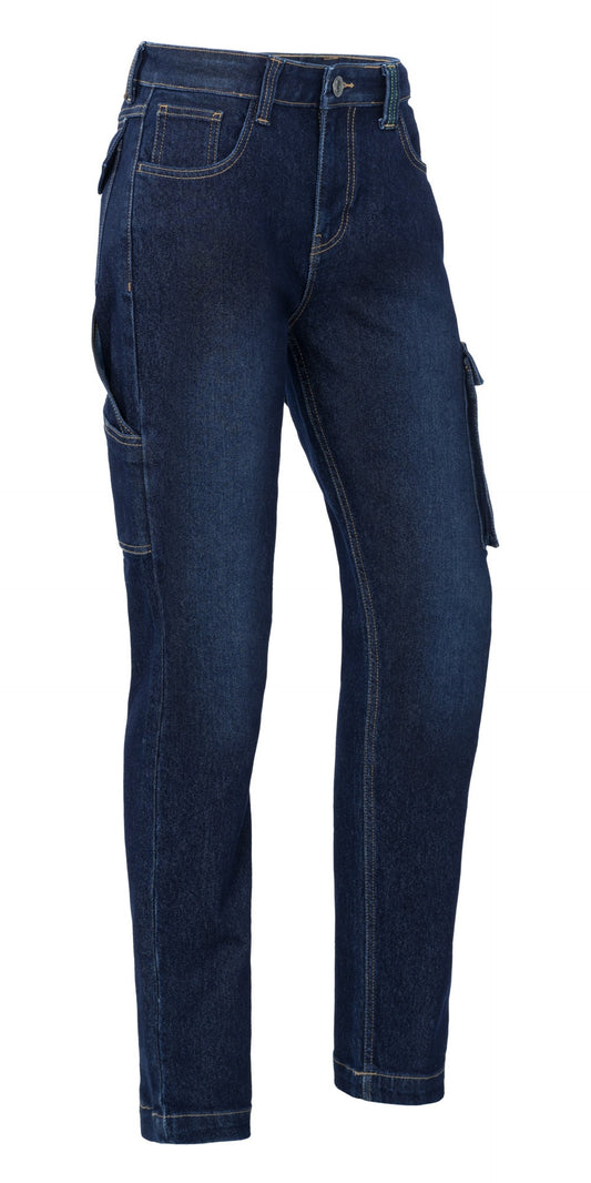 Brams Paris Never out of stock Jeans Werkbroeken Laura X34 OCS GRS dark blue str denim donkerblauw(001)