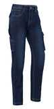 Brams Paris Never out of stock Jeans Werkbroeken Laura X34 OCS GRS dark blue str denim donkerblauw(001)