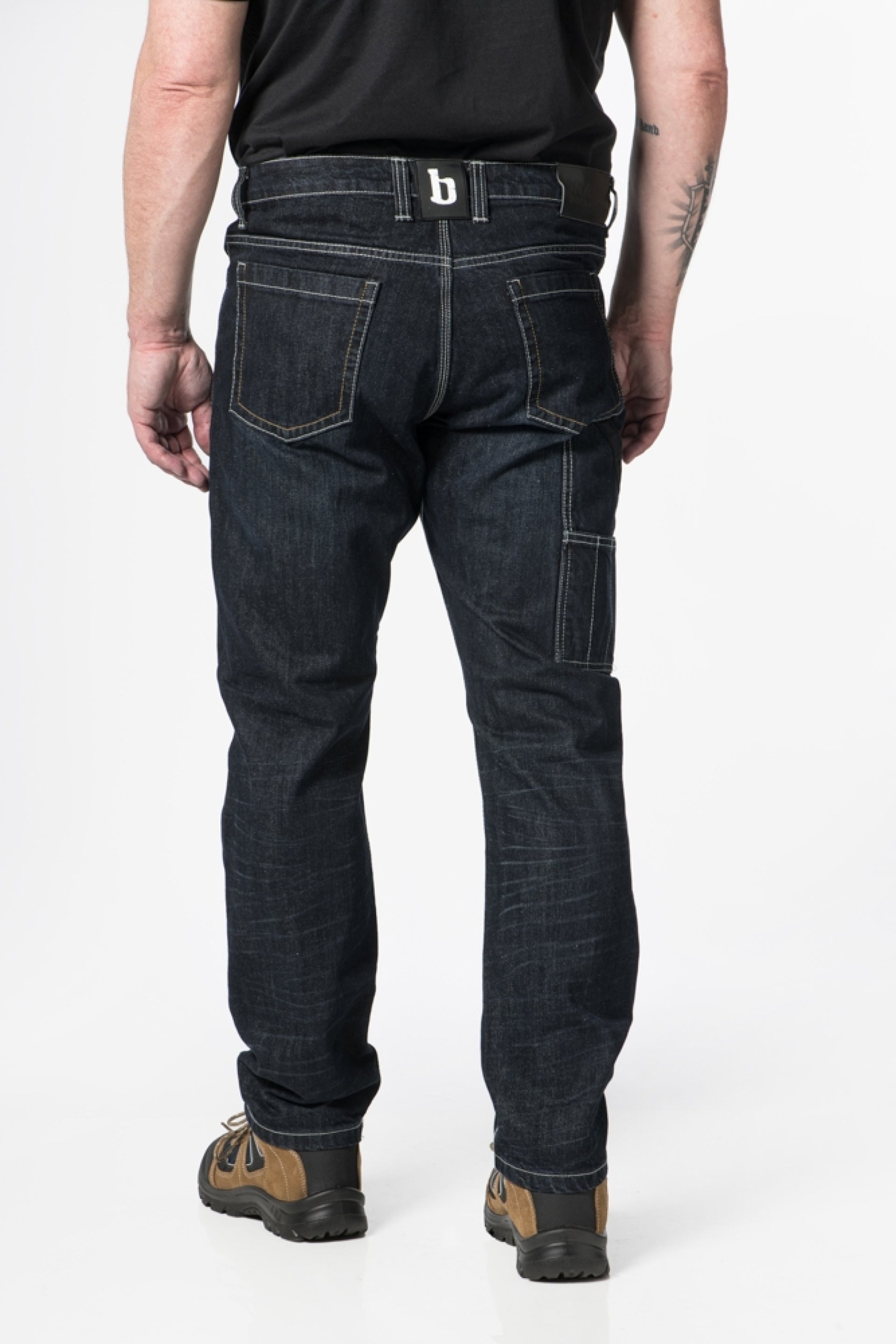 Brams Paris Never out of stock Jeans Broeken Mike A82 donkerblauw-denim(001)