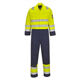 Portwest Modaflame Overalls MV28 HiVis geel-marineblauw(YN)