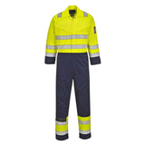 Portwest Modaflame Overalls MV28 HiVis geel-marineblauw(YN)