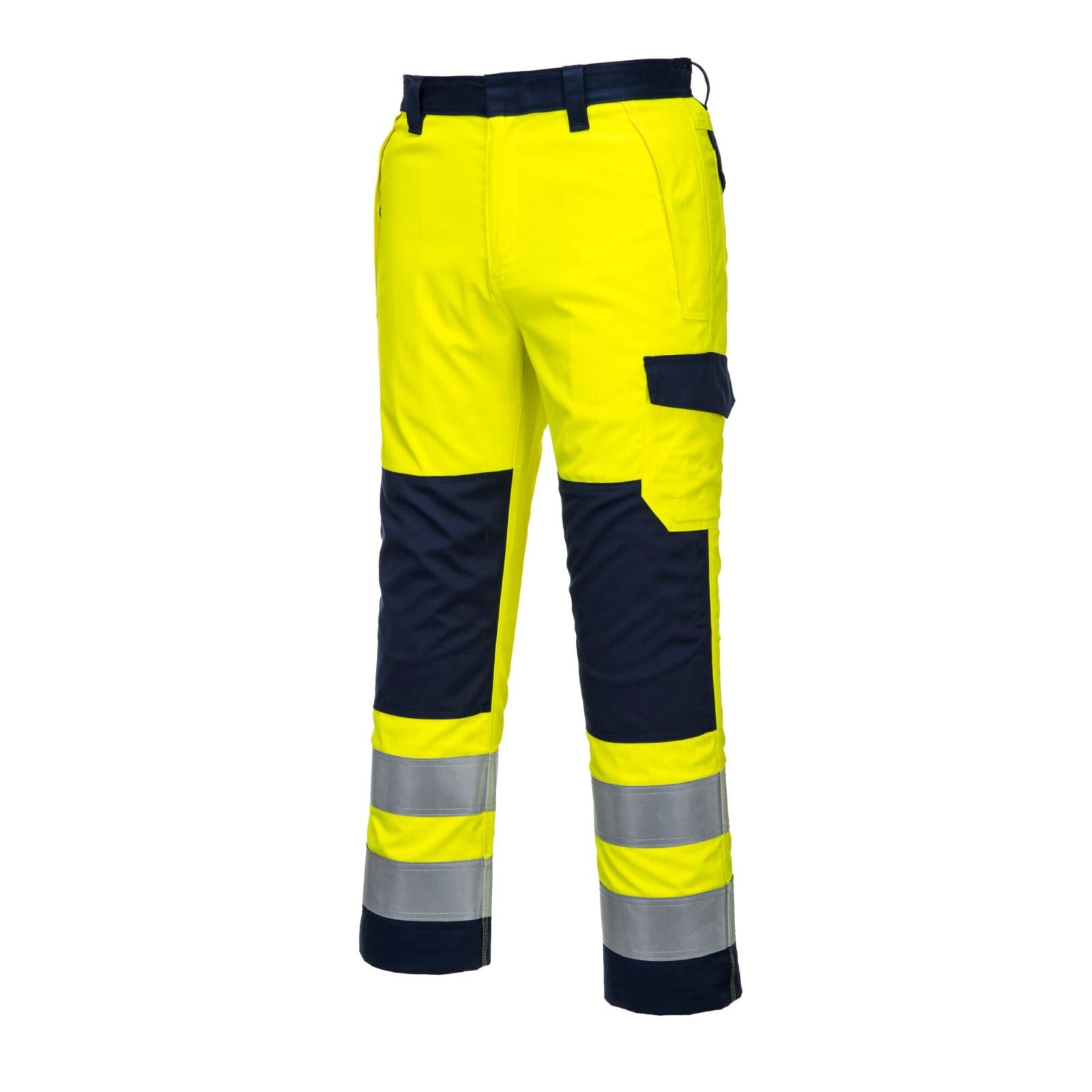 Portwest Broeken MV46 geel-marineblauw(YN)