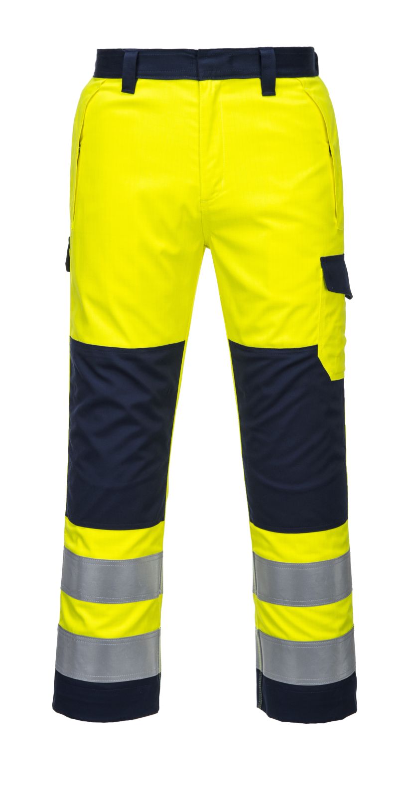 Portwest Broeken MV46 geel-marineblauw(YN)