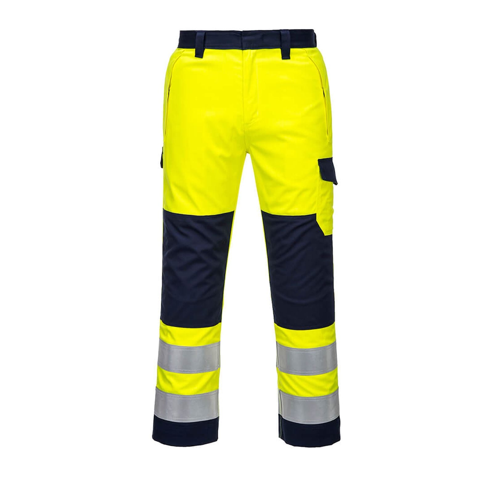 Portwest Broeken MV46 geel-marineblauw(YN)