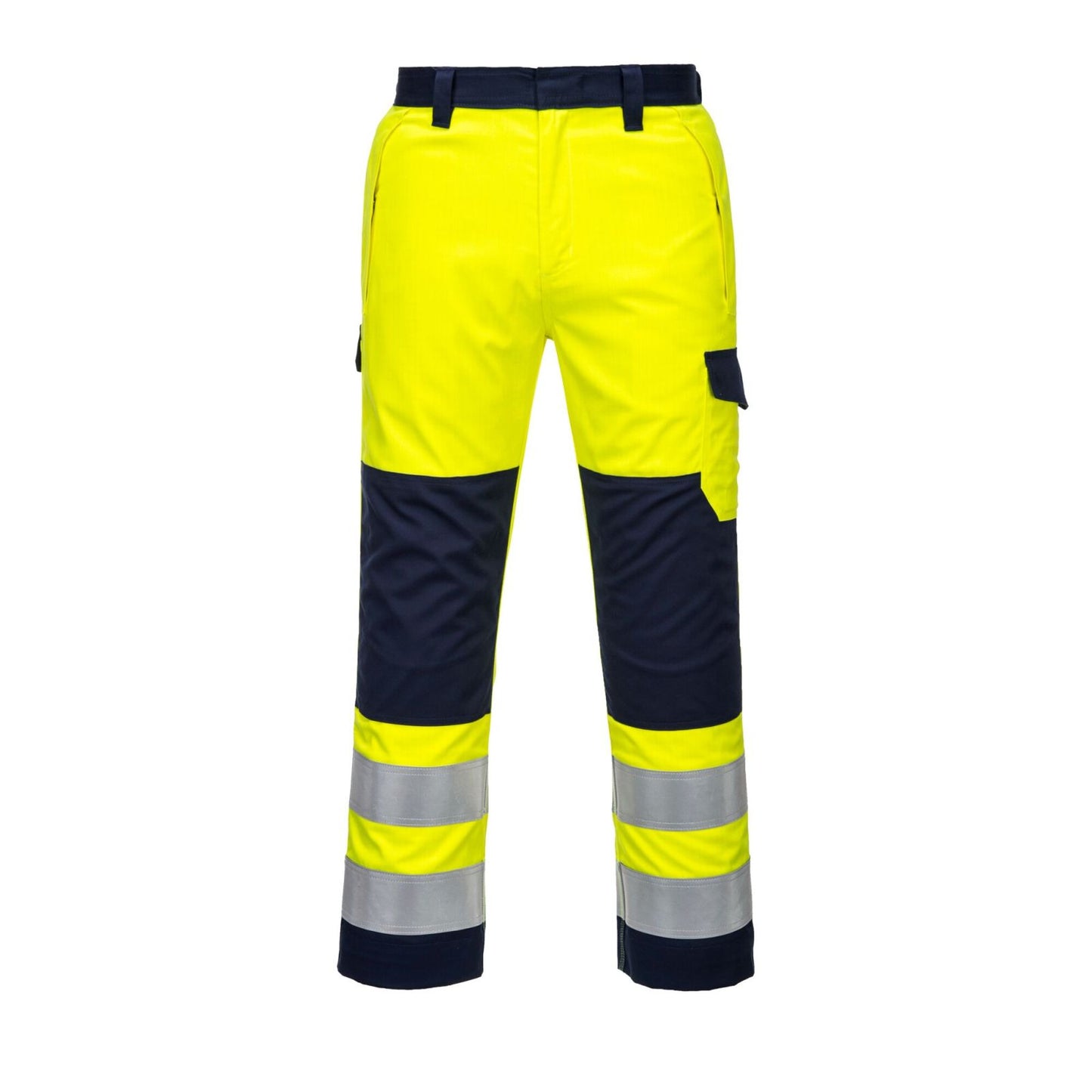 Portwest Broeken MV46 geel-marineblauw(YN)