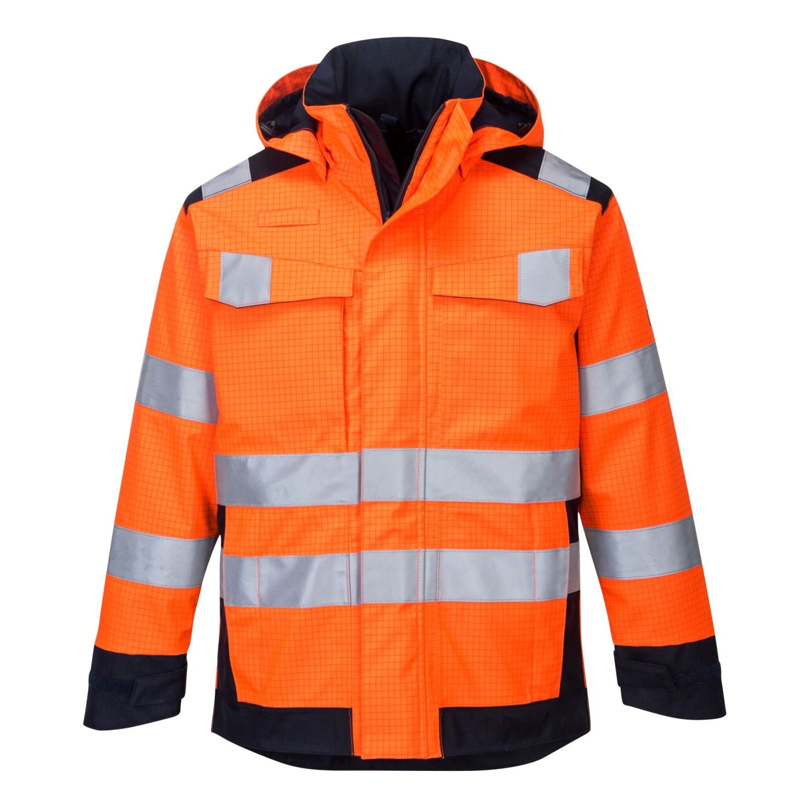Portwest Jassen MV70 Multinorm ARC bescherming oranje-marineblauw(ON)