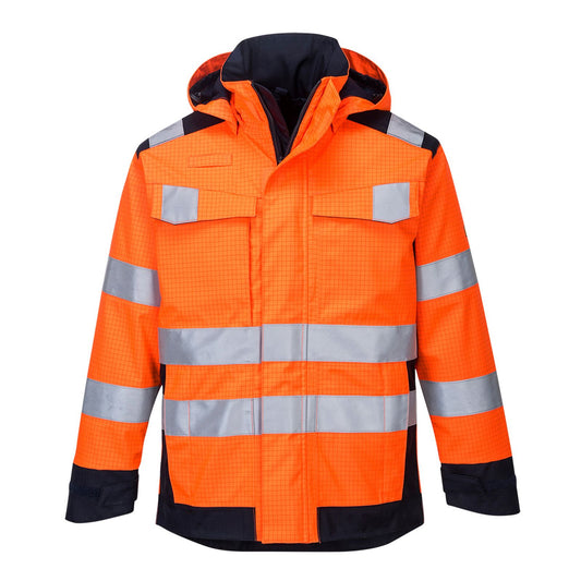 Portwest Jassen MV70 Multinorm ARC bescherming oranje-marineblauw(ON)