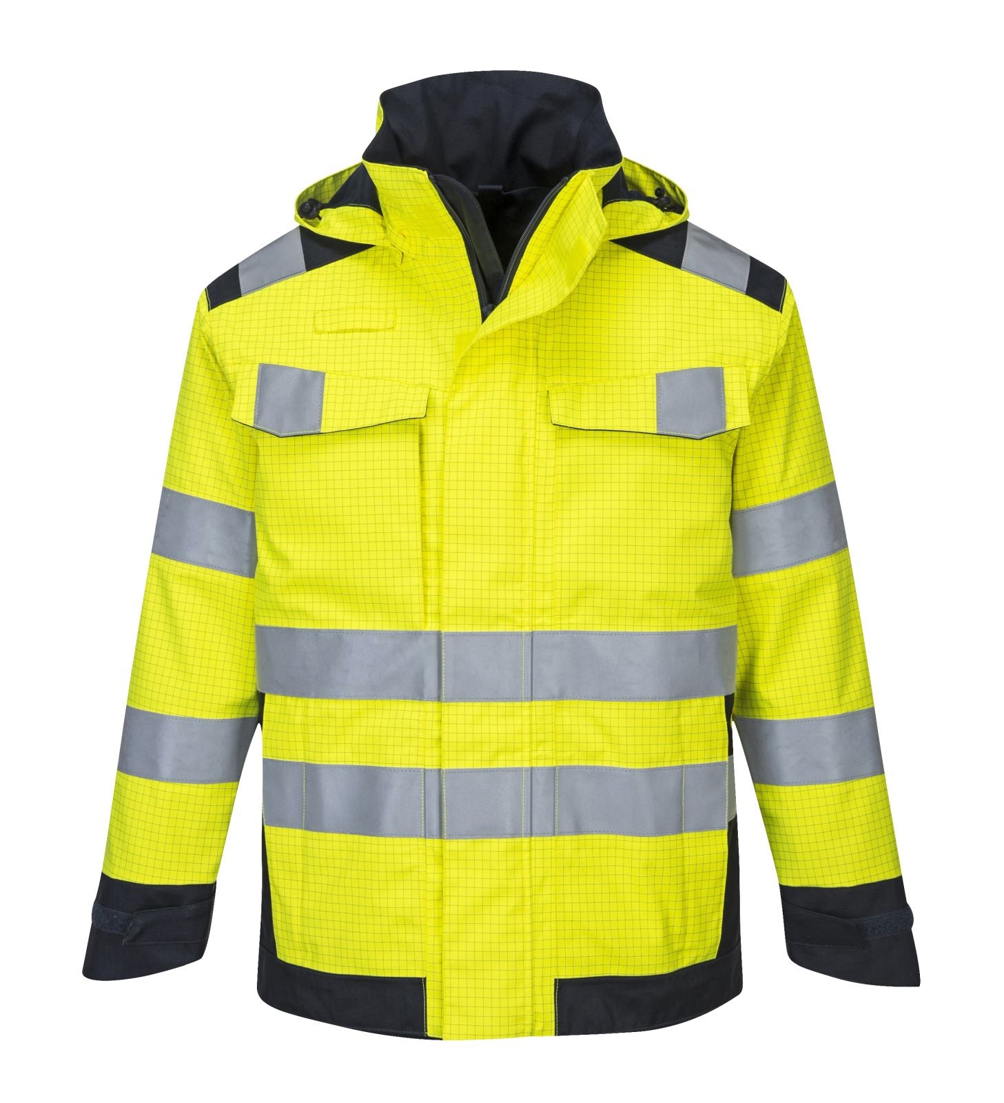 Portwest Jassen MV70 Multinorm ARC bescherming geel-marineblauw(YN)