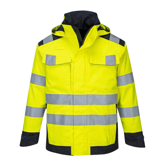 Portwest Jassen MV70 Multinorm ARC bescherming geel-marineblauw(YN)