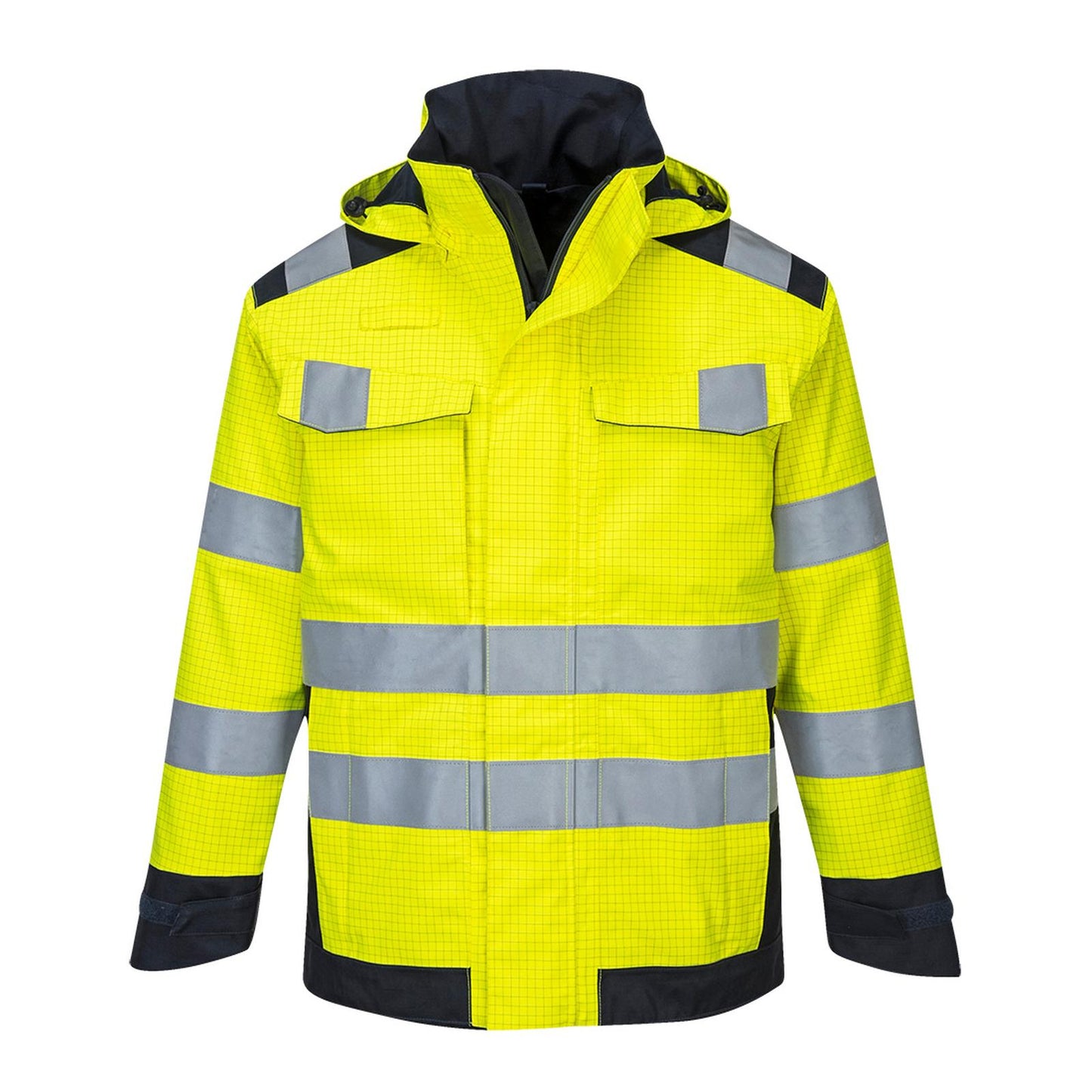 Portwest Jassen MV70 Multinorm ARC bescherming geel-marineblauw(YN)