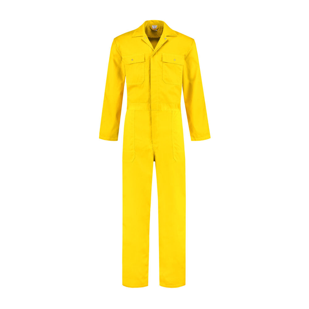 Noname Basis Overall OVPK6535 polyester/katoen geel(GEEL)
