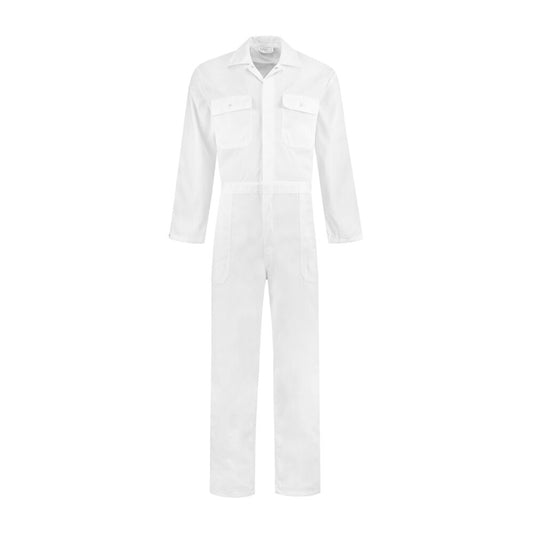 Noname Basis Overall OVPK6535 polyester/katoen wit(WIT)
