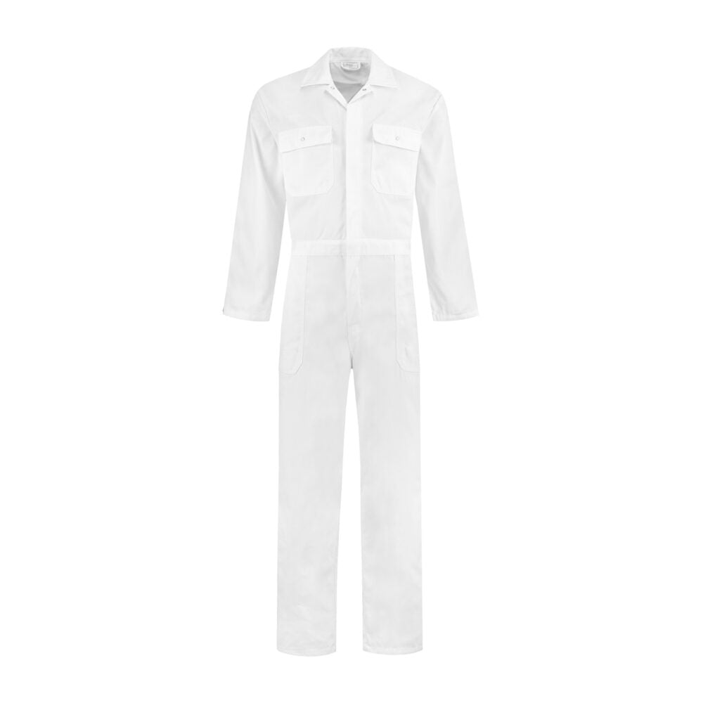 Noname Basis Overall OVPK6535 polyester/katoen wit(WIT)