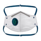 Portwest Disposable Masker FFP2 Mondmasker P210 FFP2 platgevouwen Dolomite P2V (3-pack) wit(WH)