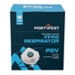 Portwest Disposable Masker FFP2 Mondmasker P211 FFP2 koolstof ventiel P2V (10-pack) wit(WH)