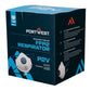 Portwest Disposable Masker FFP2 Mondmasker P211 FFP2 koolstof ventiel P2V (10-pack) wit(WH)