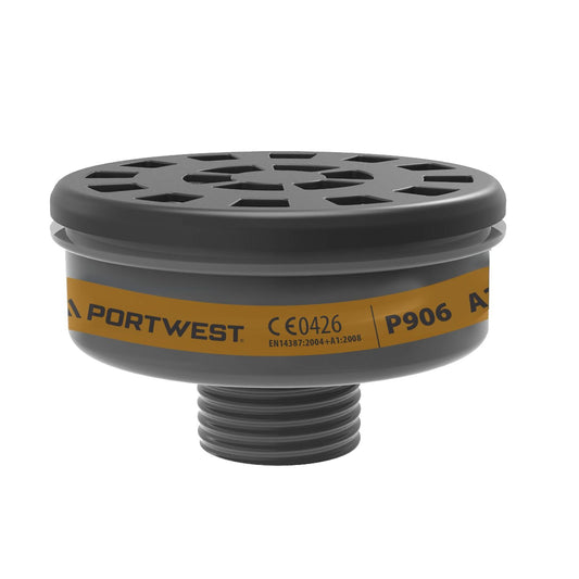 Portwest Filters P906 zwart(BK)