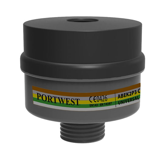 Portwest Filters P976 zwart(BK)