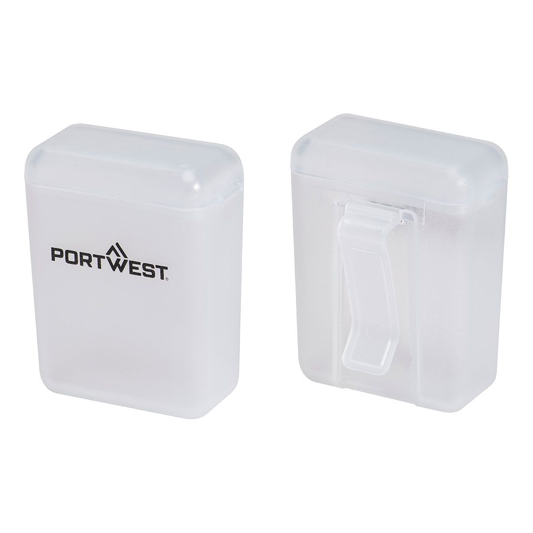 Portwest Gehoorbescherming Opbergdoosje oordoppen PA09 (50-pack) wit(WH)