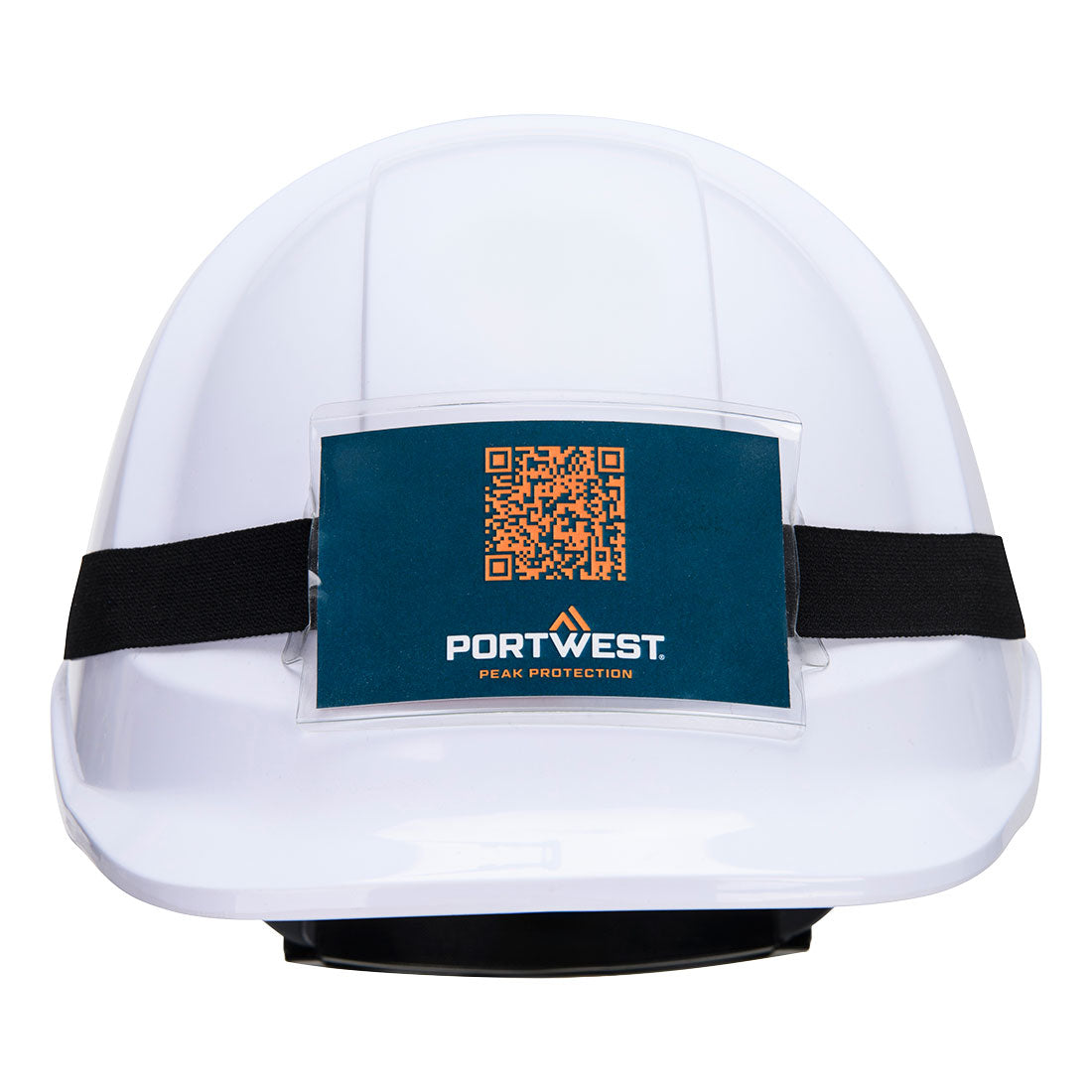 Portwest Hoofdbescherming PBM's Badgehouder PA40 Universeel Helm zwart(BK)