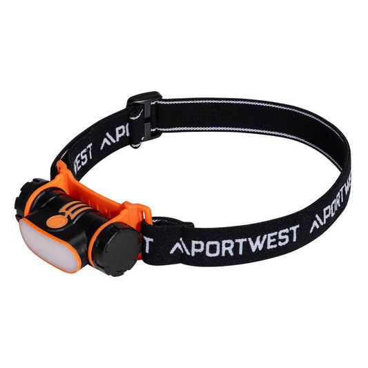 Portwest Lampen PA70 USB- oplaadbaar black(BK)