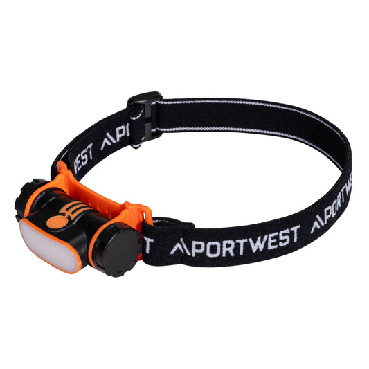 Portwest Lampen PA70 USB- oplaadbaar black(BK)