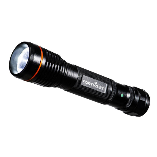 Portwest Lampen PA75 USB- oplaadbaar black(BK)