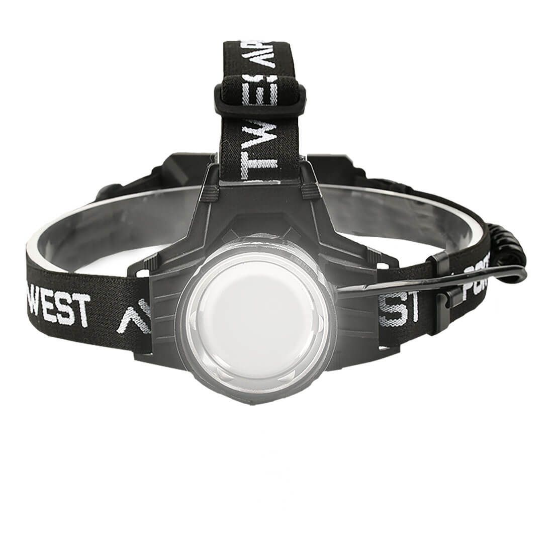 Portwest Accessoires Hoofdbescherming Hoofdlamp PA81  Focusserend hoog vermogen zwart(BK)