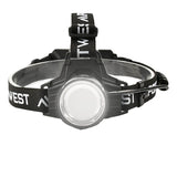 Portwest Accessoires Hoofdbescherming Hoofdlamp PA81  Focusserend hoog vermogen zwart(BK)
