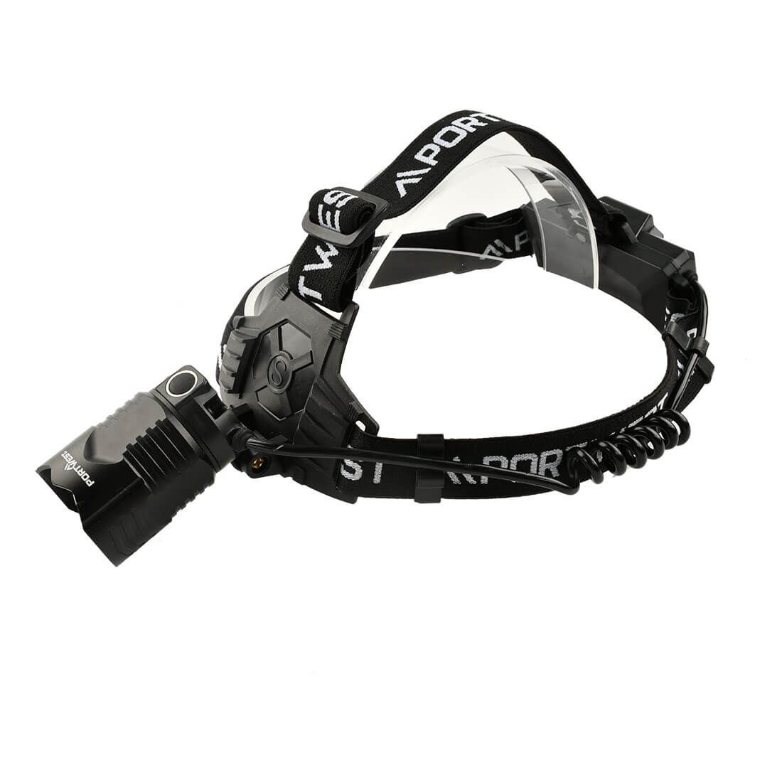 Portwest Accessoires Hoofdbescherming Hoofdlamp PA81  Focusserend hoog vermogen zwart(BK)