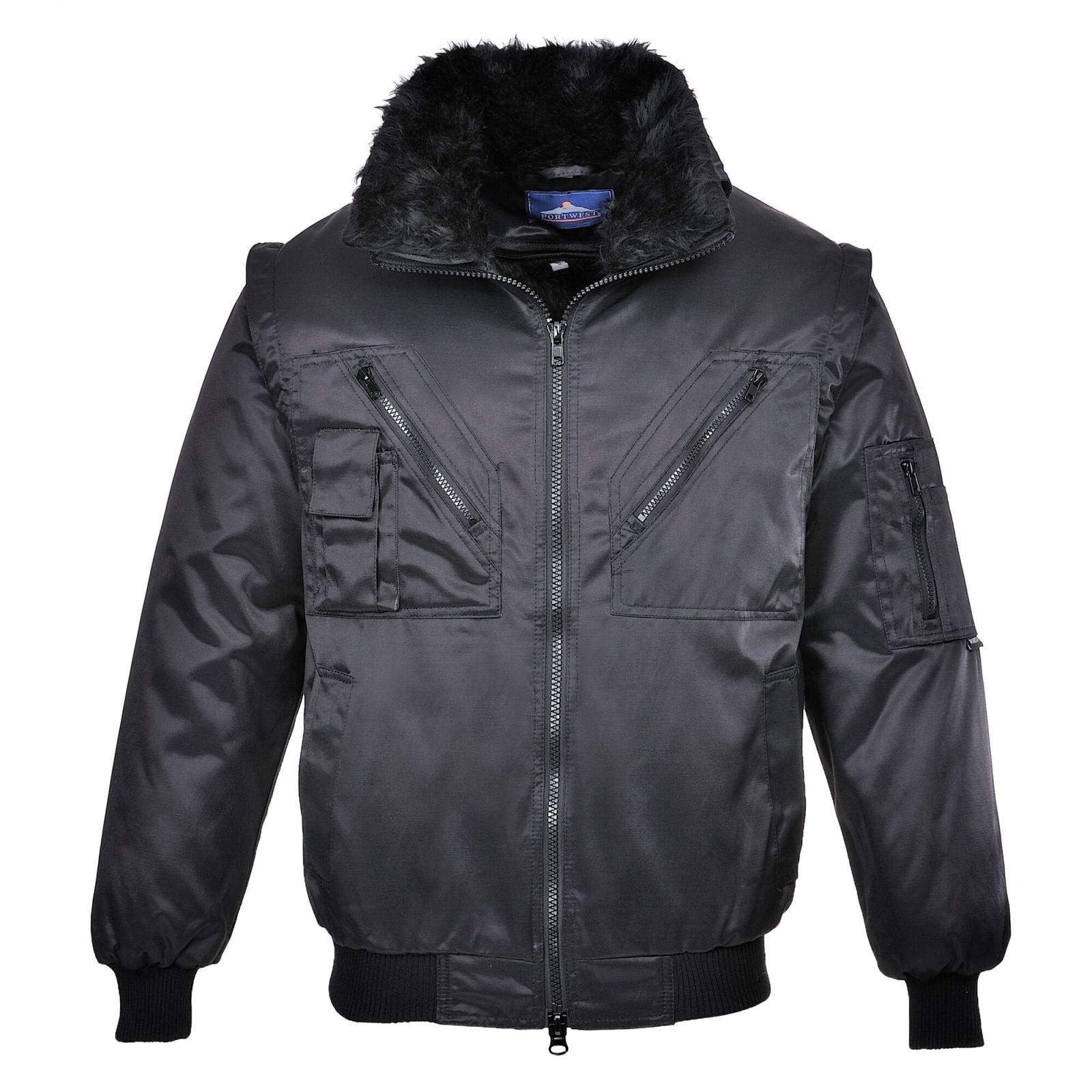 Portwest Jassen PJ10 zwart(BK)