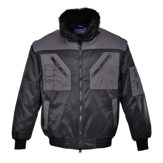 Portwest Jassen PJ20 zwart-grijs(BY)