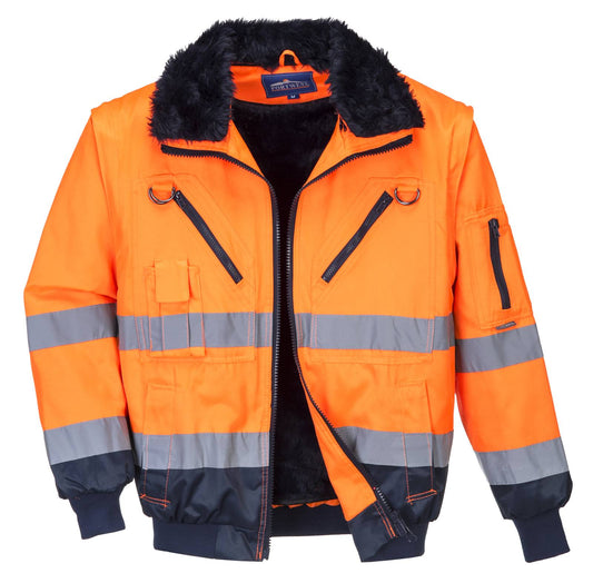 Portwest Jassen PJ50 oranje-marineblauw(ON)