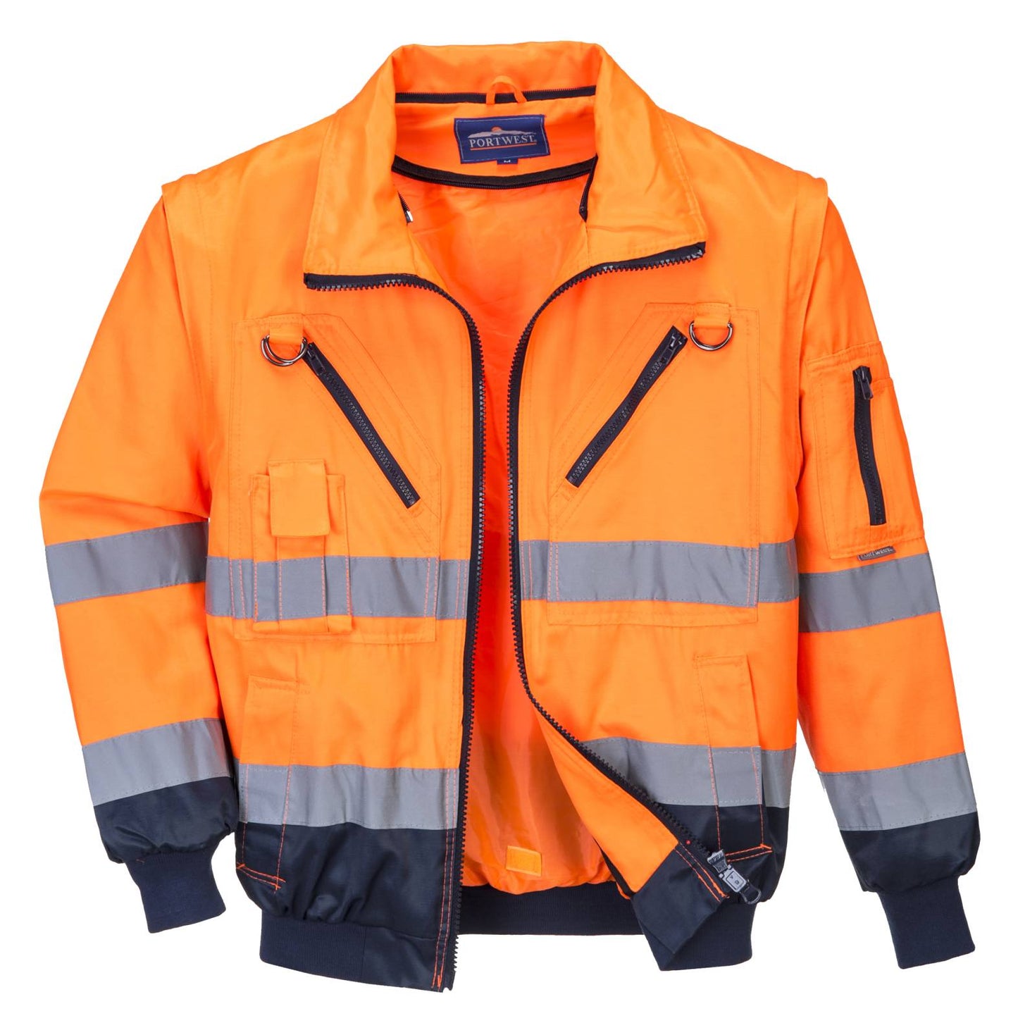 Portwest Jassen PJ50 oranje-marineblauw(ON)