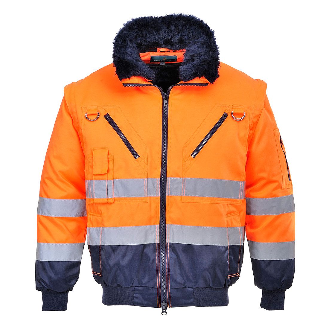 Portwest Jassen PJ50 oranje-marineblauw(ON)