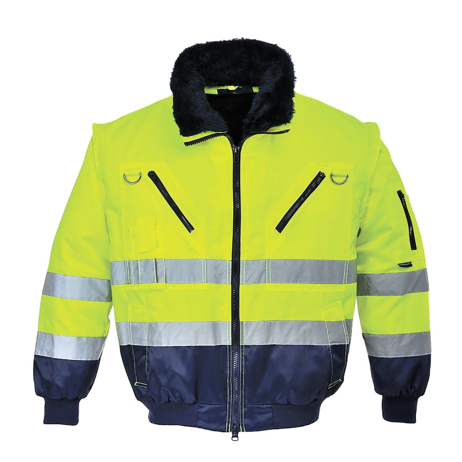Portwest Jassen PJ50 geel-marineblauw(YN)