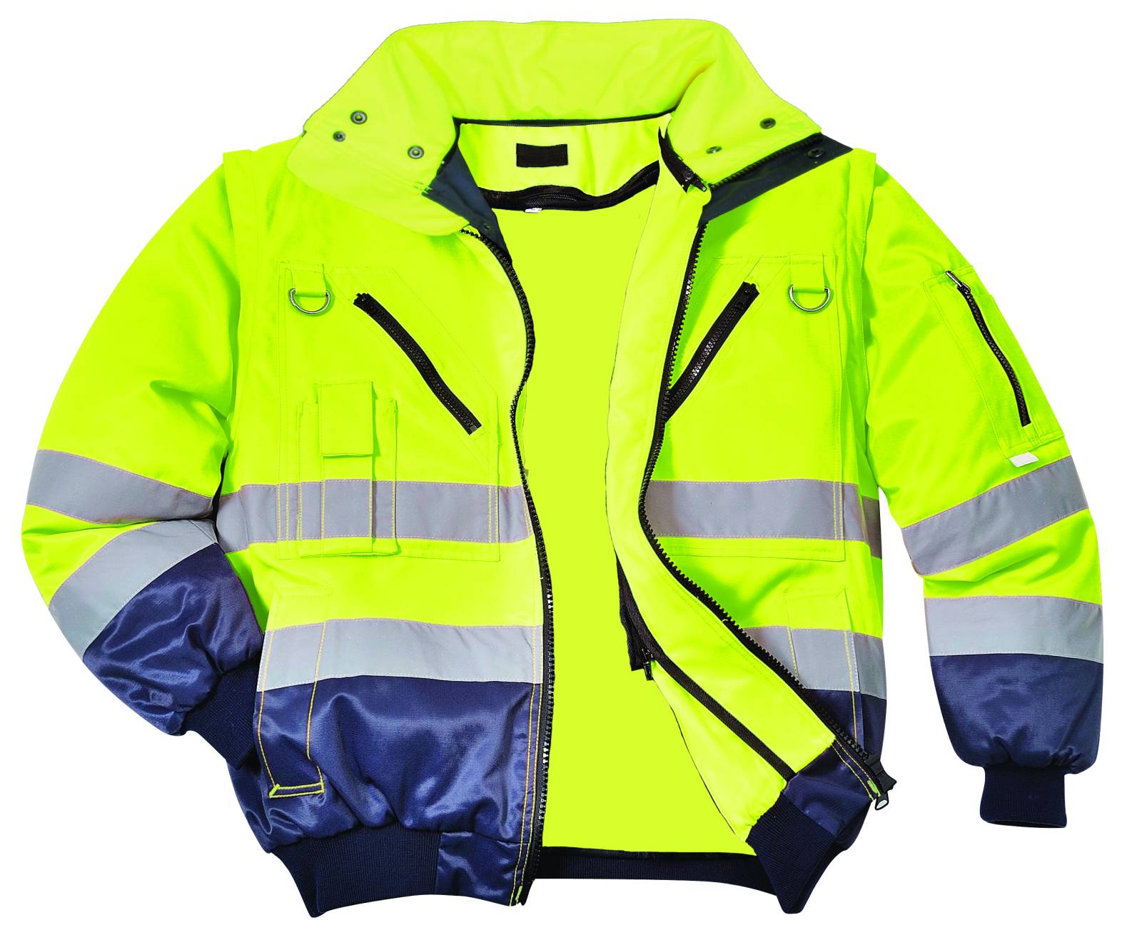 Portwest Jassen PJ50 geel-marineblauw(YN)