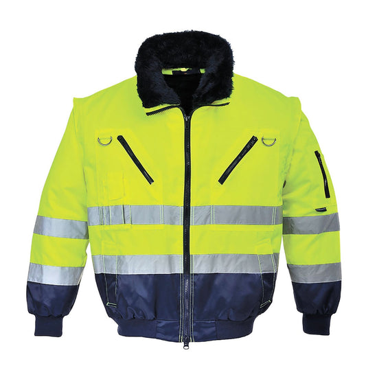 Portwest Jassen PJ50 geel-marineblauw(YN)