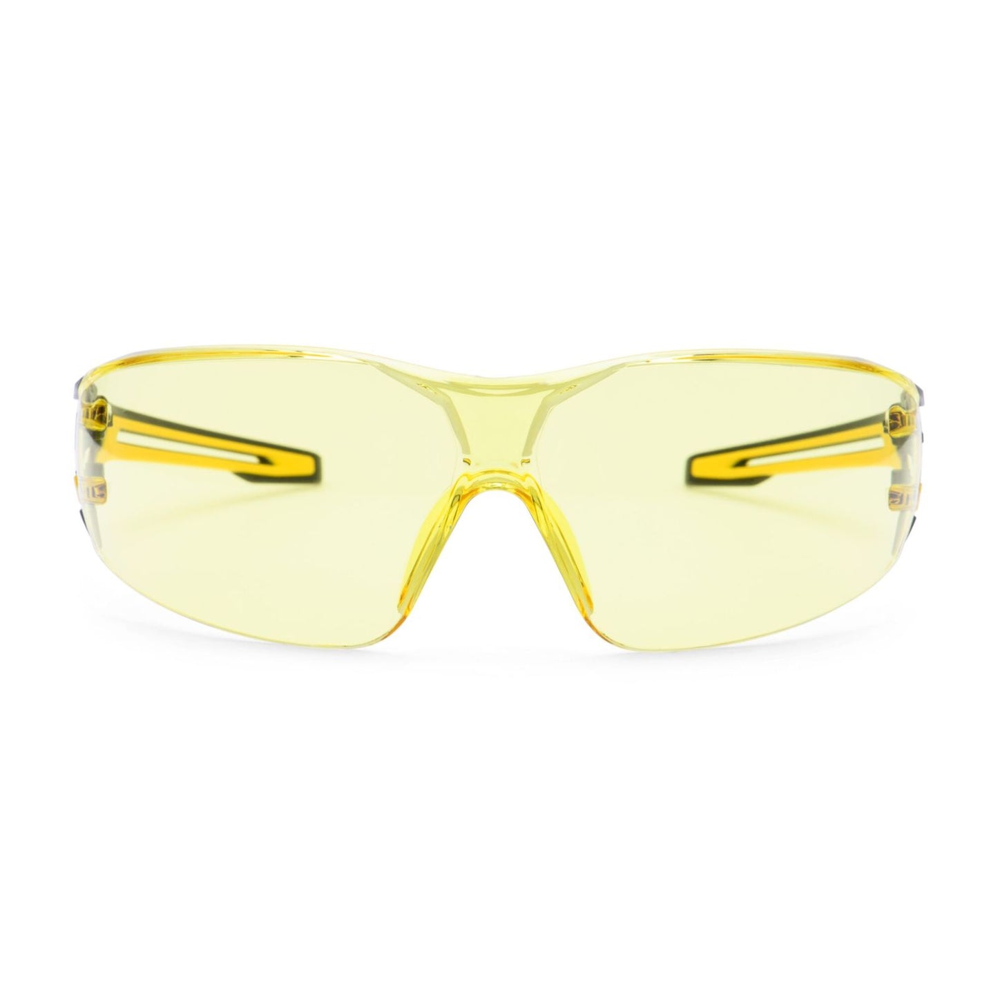 Portwest Oogbescherming Veiligheidsbril PR01 antraciet Wraparound ambergeel(AM)