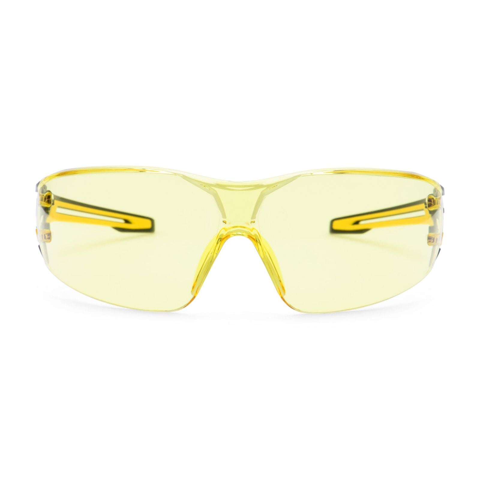 Portwest Oogbescherming Veiligheidsbril PR01 antraciet Wraparound ambergeel(AM)