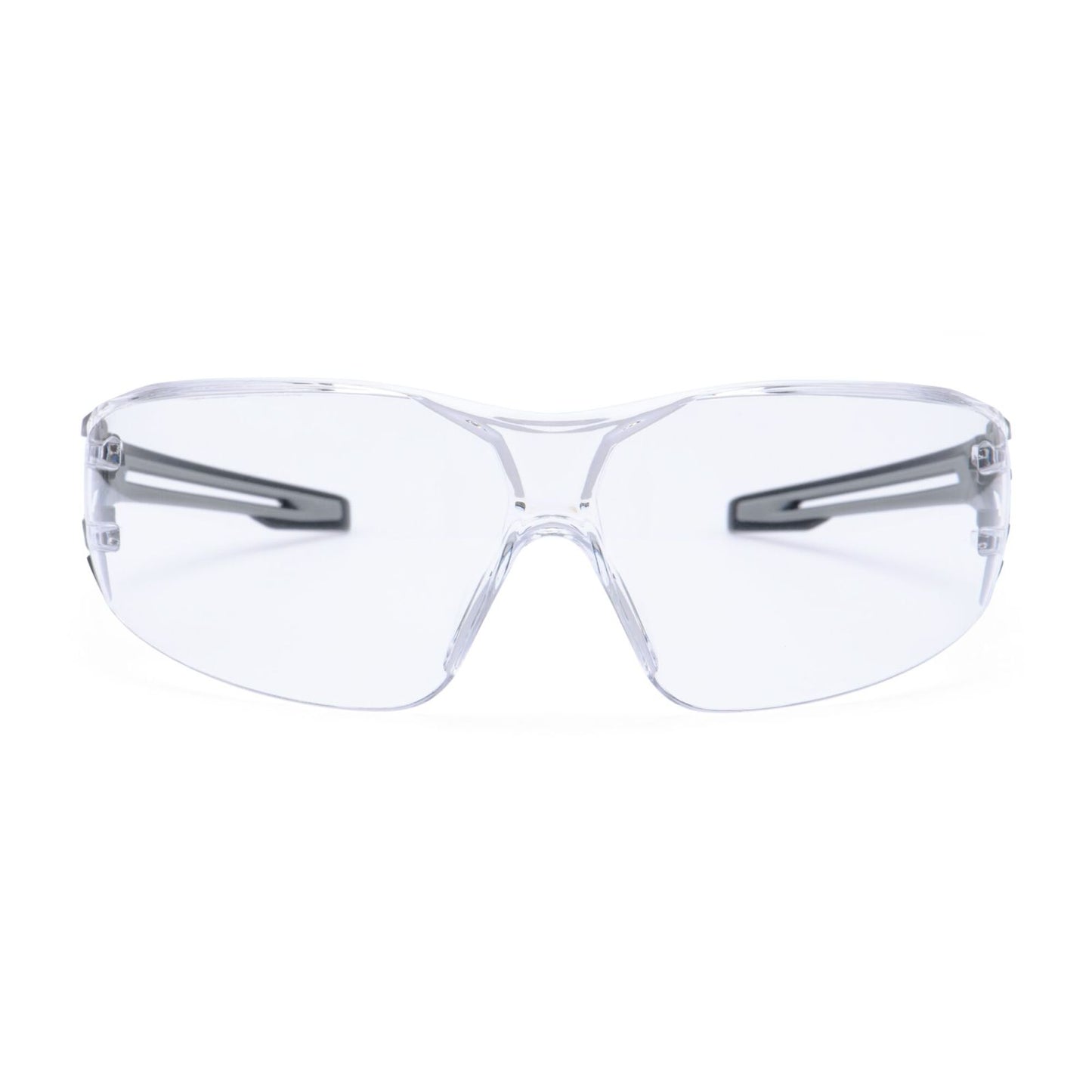 Portwest Oogbescherming Veiligheidsbril PR01 antraciet Wraparound blank(CL)