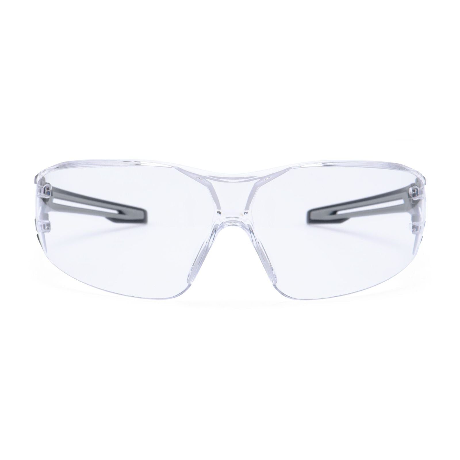 Portwest Oogbescherming Veiligheidsbril PR01 antraciet Wraparound blank(CL)