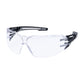 Portwest Oogbescherming Veiligheidsbril PR01 antraciet Wraparound blank(CL)