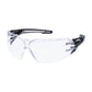 Portwest Oogbescherming Veiligheidsbril PR01 antraciet Wraparound blank(CL)